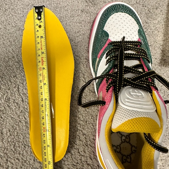 SOLD-GUCCI Basket sneakers - multi low cut - Picture 10 of 11